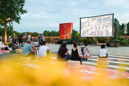 上海國際電影節(jié)露天放映。主辦方供圖