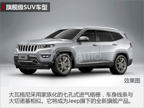 Jeep將產超大型SUV 搭法拉利3.0T引擎-圖2
