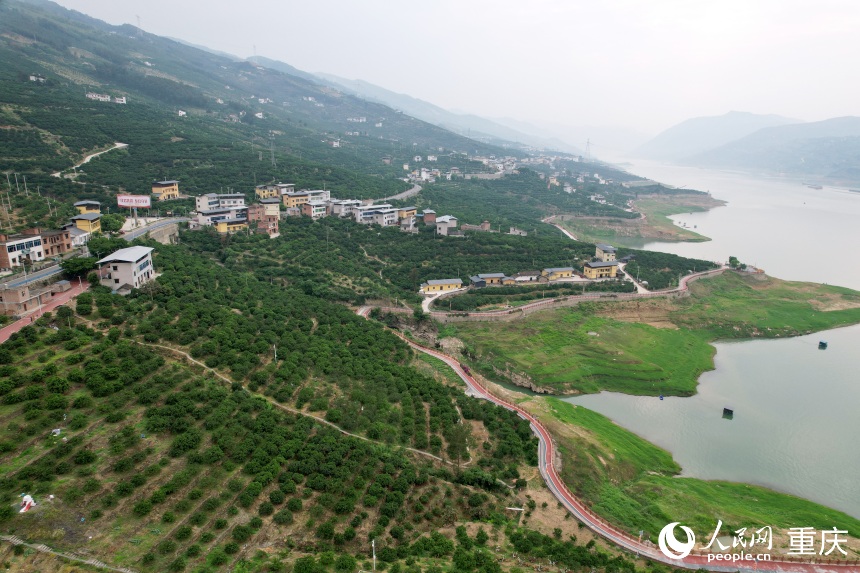 豐都縣安坪鎮(zhèn)三沱村。人民網(wǎng)記者 劉政寧攝