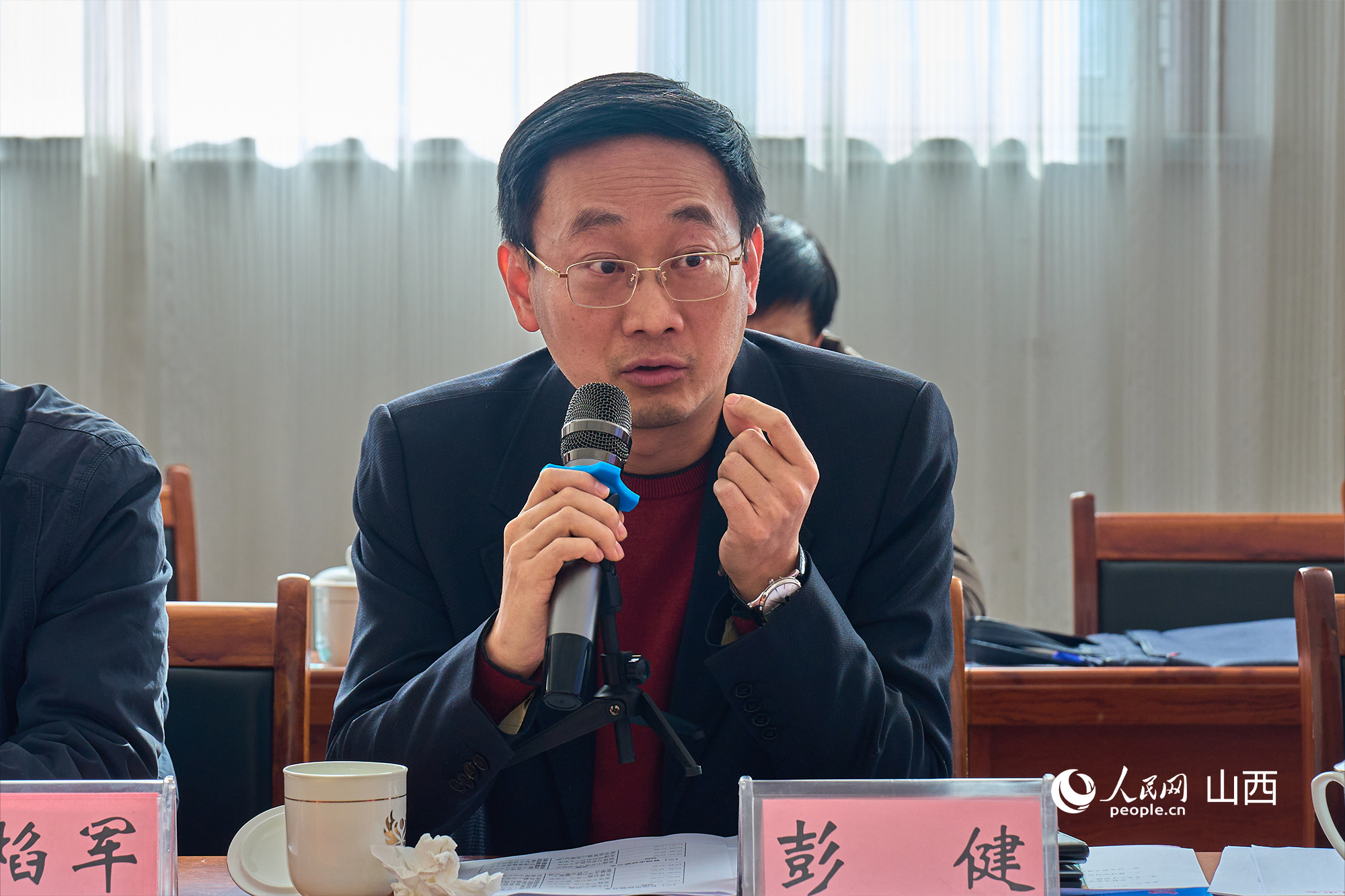 文化和旅游部文化和旅游研究基地(中國(guó)傳媒大學(xué))主任彭健。人民網(wǎng) 張超寧攝